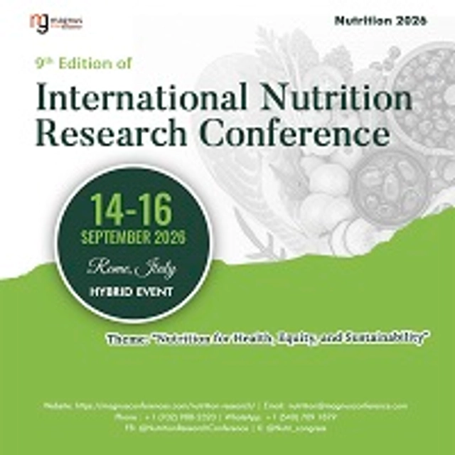 9th Edition of International Nutrition Research Conference